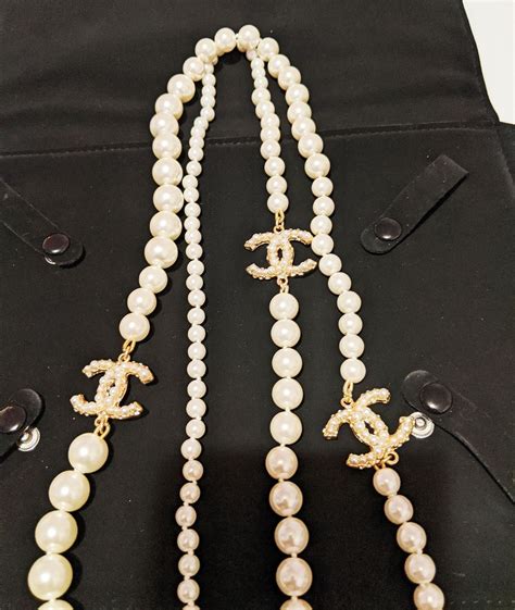 where to buy chanel pearl necklace|chanel long necklace with pearls.